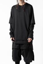 Load image into Gallery viewer, A.F ARTEFACT &quot;DUAL&quot; LAYERED LOOSEY TOPS (ALL BLACK)