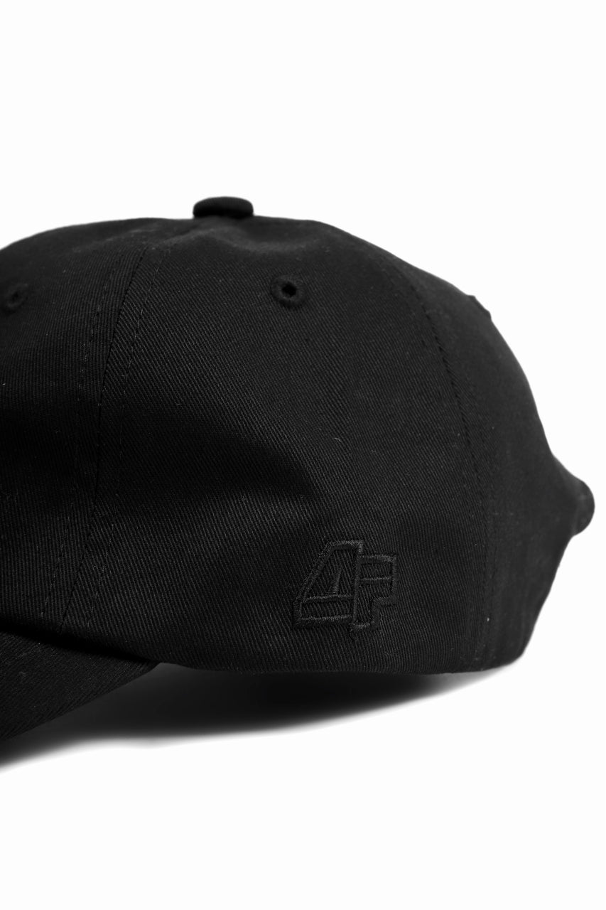 A.F ARTEFACT "NUMBERS" EMBROIDERY LOW-CAP (BLACK)