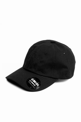 A.F ARTEFACT EMBROIDERY NUMBERS CAP (BLACK)