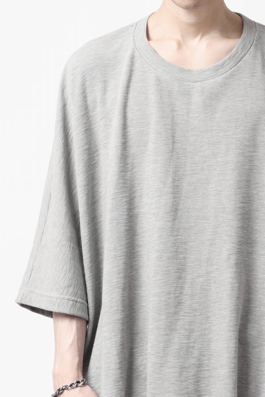 A.F ARTEFACT x LOOM exclusive -dolman- LOOSEY TOPS / ORGANIC SURF KNIT COTTON (L.GREY)
