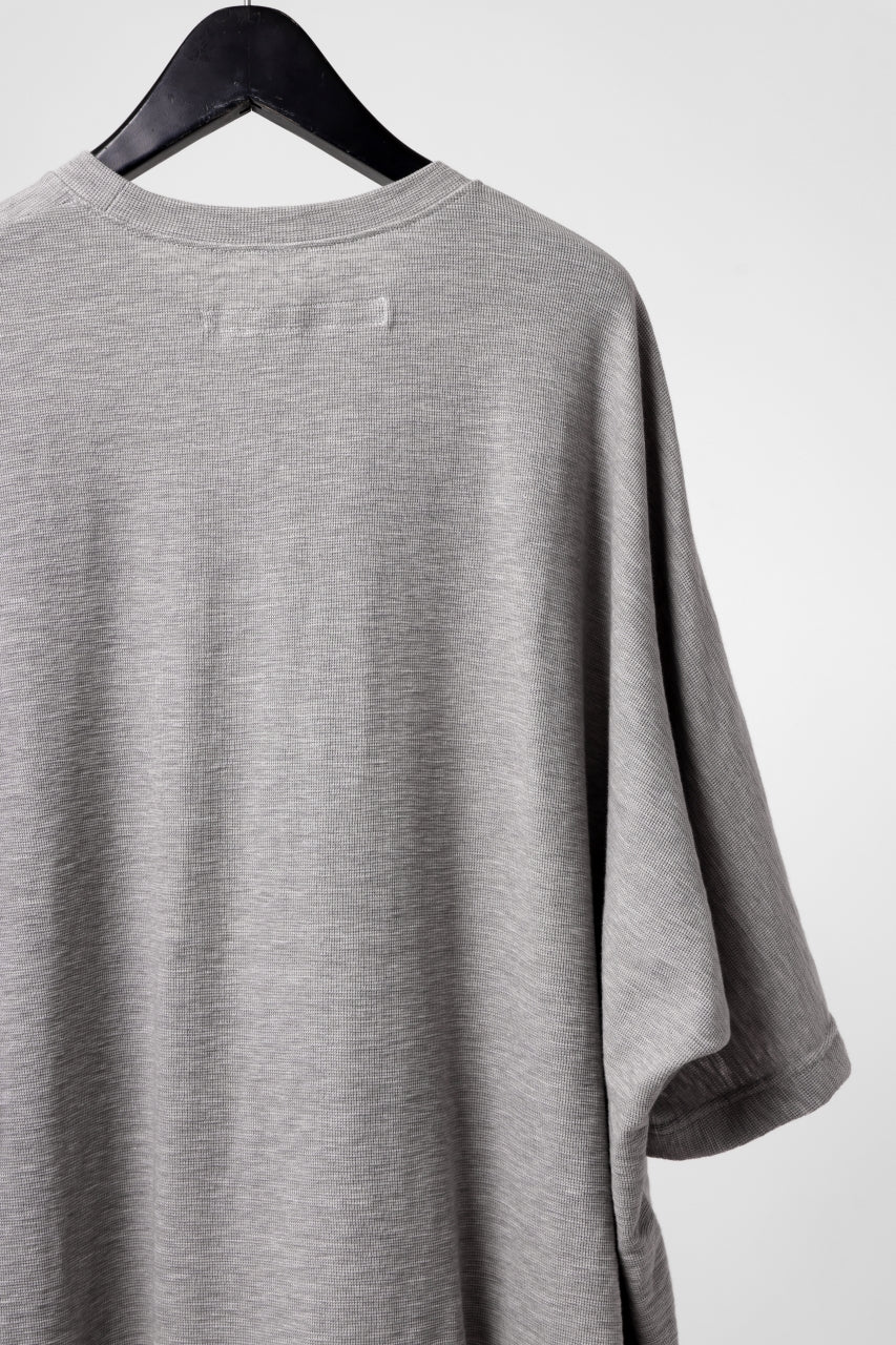 A.F ARTEFACT x LOOM exclusive -dolman- LOOSEY TOPS / ORGANIC SURF KNIT COTTON (L.GREY)