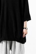 画像をギャラリービューアに読み込む, A.F ARTEFACT x LOOM exclusive &quot;dolman&quot; LOOSEY TOPS / IZMIR PILE JERSEY (BLACK)