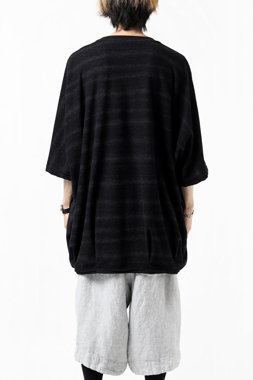 画像をギャラリービューアに読み込む, A.F ARTEFACT x LOOM exclusive &quot;dolman&quot; LOOSEY TOPS / 3D-PILE JQ BORDER (D.GREY)