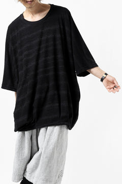 画像をギャラリービューアに読み込む, A.F ARTEFACT x LOOM exclusive &quot;dolman&quot; LOOSEY TOPS / 3D-PILE JQ BORDER (D.GREY)