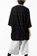 画像をギャラリービューアに読み込む, A.F ARTEFACT x LOOM exclusive &quot;dolman&quot; LOOSEY TOPS / 3D-PILE JQ BORDER (D.GREY)