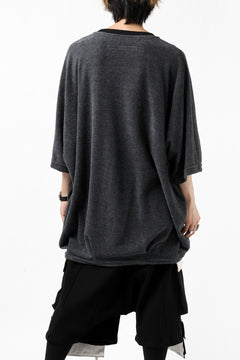 Load image into Gallery viewer, A.F ARTEFACT x LOOM exclusive &quot;dolman&quot; LOOSEY TOPS / IZMIR PILE JERSEY (GREY)