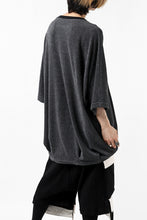 Load image into Gallery viewer, A.F ARTEFACT x LOOM exclusive &quot;dolman&quot; LOOSEY TOPS / IZMIR PILE JERSEY (GREY)