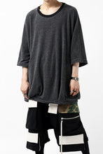 Load image into Gallery viewer, A.F ARTEFACT x LOOM exclusive &quot;dolman&quot; LOOSEY TOPS / IZMIR PILE JERSEY (GREY)