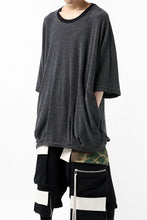 Load image into Gallery viewer, A.F ARTEFACT x LOOM exclusive &quot;dolman&quot; LOOSEY TOPS / IZMIR PILE JERSEY (GREY)