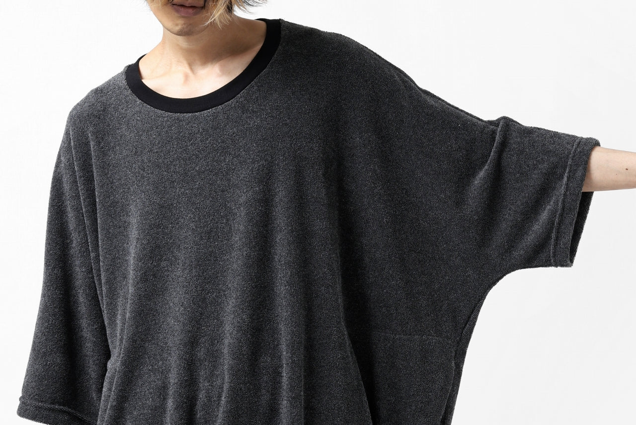 A.F ARTEFACT x LOOM exclusive "dolman" LOOSEY TOPS / IZMIR PILE JERSEY (GREY)