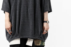 Load image into Gallery viewer, A.F ARTEFACT x LOOM exclusive &quot;dolman&quot; LOOSEY TOPS / IZMIR PILE JERSEY (GREY)