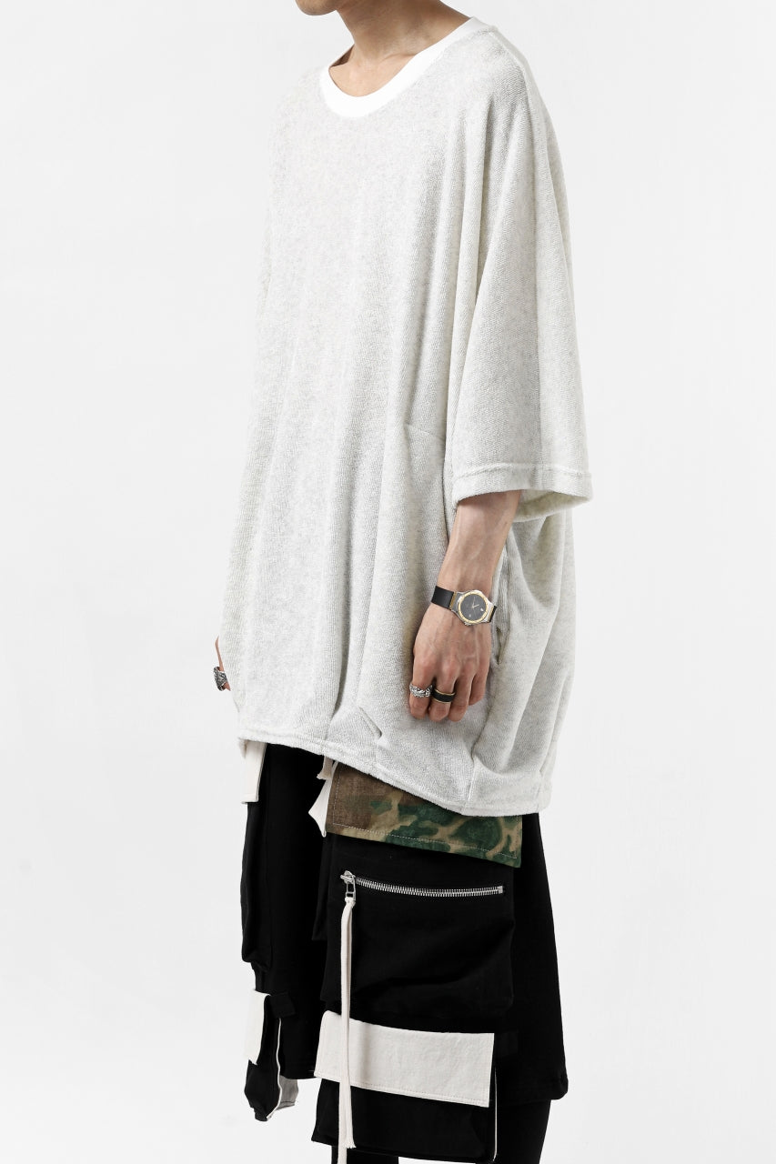 Load image into Gallery viewer, A.F ARTEFACT x LOOM exclusive &quot;dolman&quot; LOOSEY TOPS / IZMIR PILE JERSEY (OATMEAL)