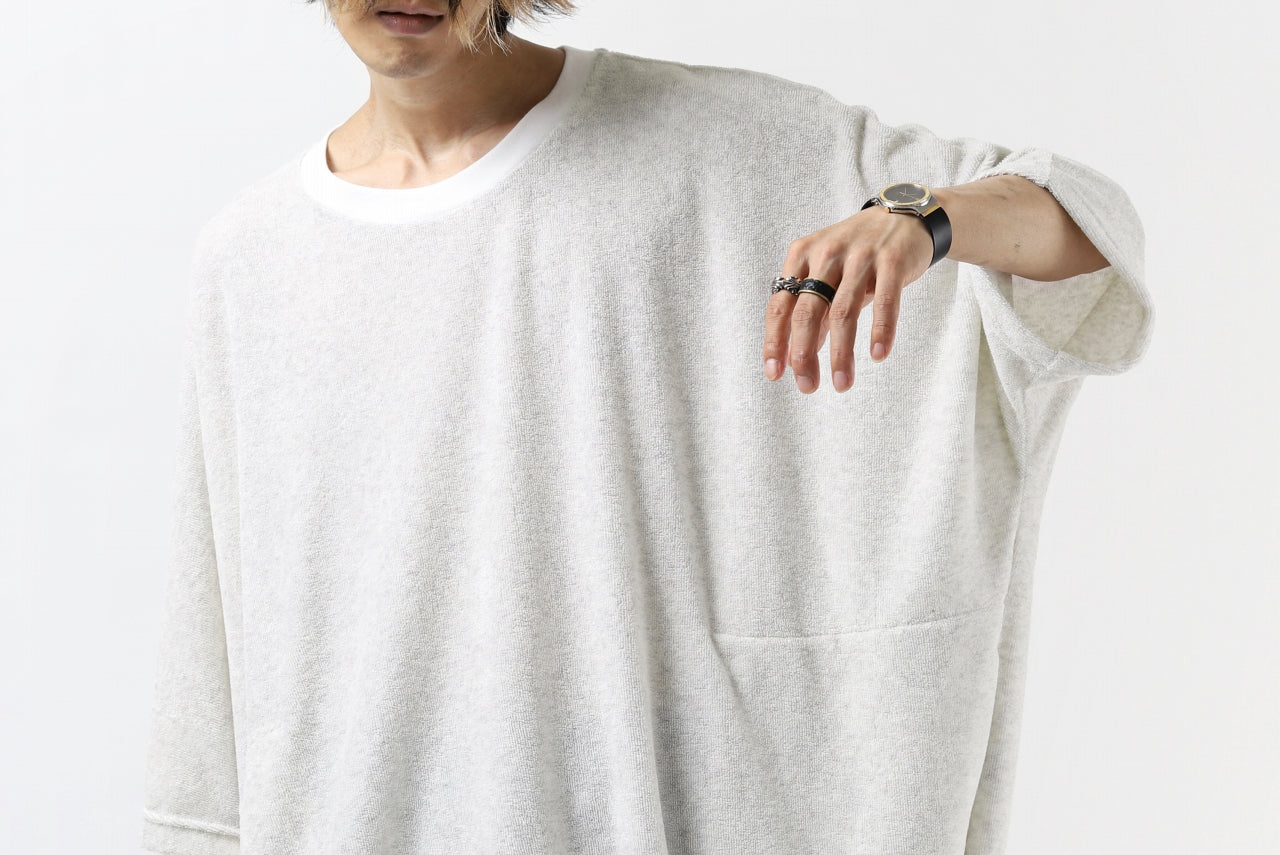 A.F ARTEFACT x LOOM exclusive "dolman" LOOSEY TOPS / IZMIR PILE JERSEY (OATMEAL)