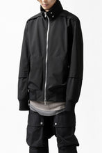 画像をギャラリービューアに読み込む, A.F ARTEFACT &quot;LIGHT-WARMER&quot; ZIPPER-BLOUSON / FLEECE BONDING NYLON (BLACK)