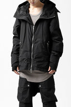 画像をギャラリービューアに読み込む, A.F ARTEFACT &quot;PLEASANT&quot; PARKA-JACKET / SALT SHRINKAGE NYLON (BLACK)