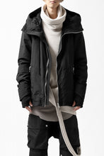 画像をギャラリービューアに読み込む, A.F ARTEFACT &quot;PLEASANT&quot; PARKA-JACKET / SALT SHRINKAGE NYLON (BLACK)