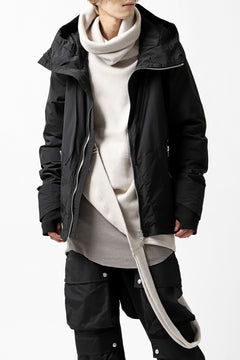 画像をギャラリービューアに読み込む, A.F ARTEFACT &quot;PLEASANT&quot; PARKA-JACKET / SALT SHRINKAGE NYLON (BLACK)