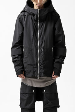 画像をギャラリービューアに読み込む, A.F ARTEFACT &quot;PLEASANT&quot; PARKA-JACKET / SALT SHRINKAGE NYLON (BLACK)