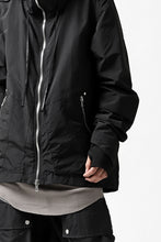 画像をギャラリービューアに読み込む, A.F ARTEFACT &quot;PLEASANT&quot; PARKA-JACKET / SALT SHRINKAGE NYLON (BLACK)