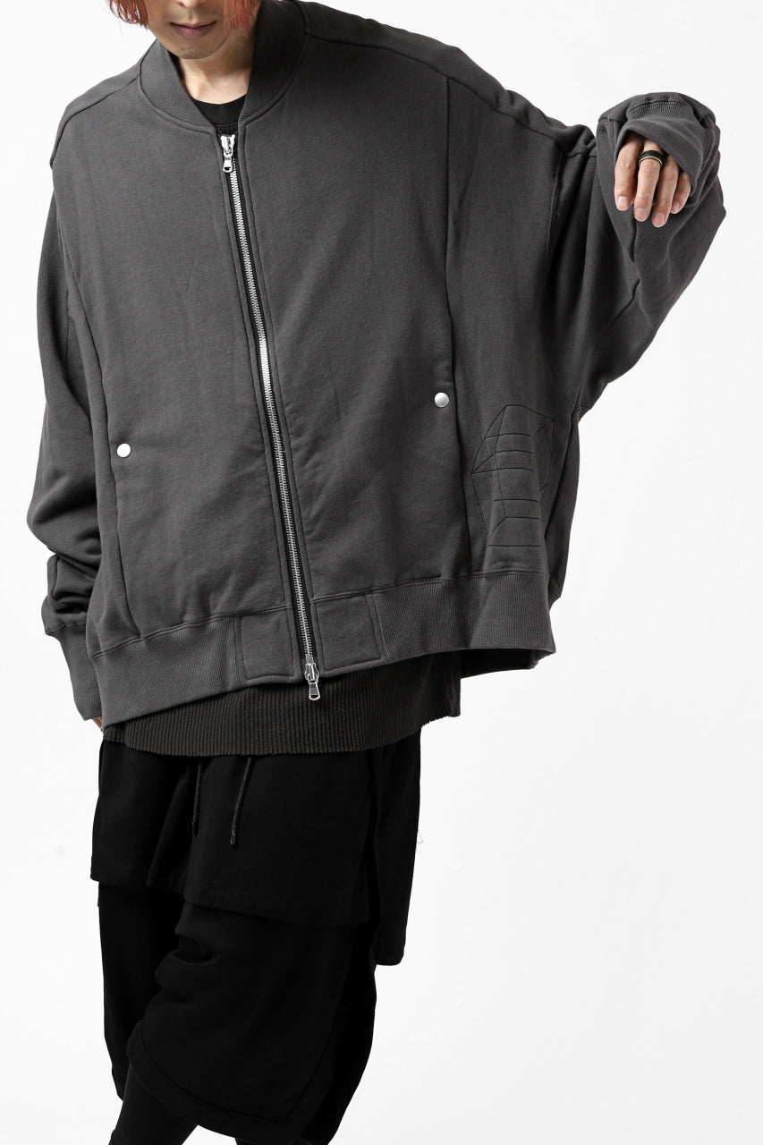 Load image into Gallery viewer, A.F ARTEFACT &quot;FLIGHT&quot; MA-1 BLOUSON / COTTON FLEECY (GREY)
