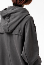 画像をギャラリービューアに読み込む, A.F ARTEFACT &quot;FLIGHT&quot; HOODED BLOUSON / COTTON FLEECY (GREY)