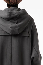 画像をギャラリービューアに読み込む, A.F ARTEFACT &quot;FLIGHT&quot; HOODED BLOUSON / COTTON FLEECY (GREY)