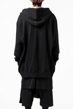 画像をギャラリービューアに読み込む, A.F ARTEFACT &quot;BEHIND&quot; DOCKING ZIP TEE HOODIE (BLACK)