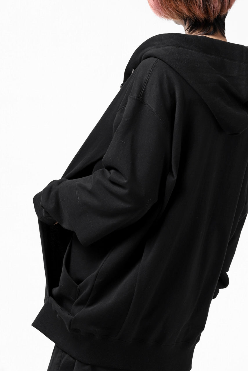 A.F ARTEFACT "BEHIND" DOCKING ZIP TEE HOODIE (BLACK)