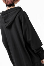 画像をギャラリービューアに読み込む, A.F ARTEFACT &quot;BEHIND&quot; DOCKING ZIP TEE HOODIE (BLACK)