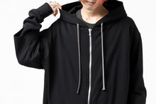 画像をギャラリービューアに読み込む, A.F ARTEFACT &quot;BEHIND&quot; DOCKING ZIP TEE HOODIE (BLACK)