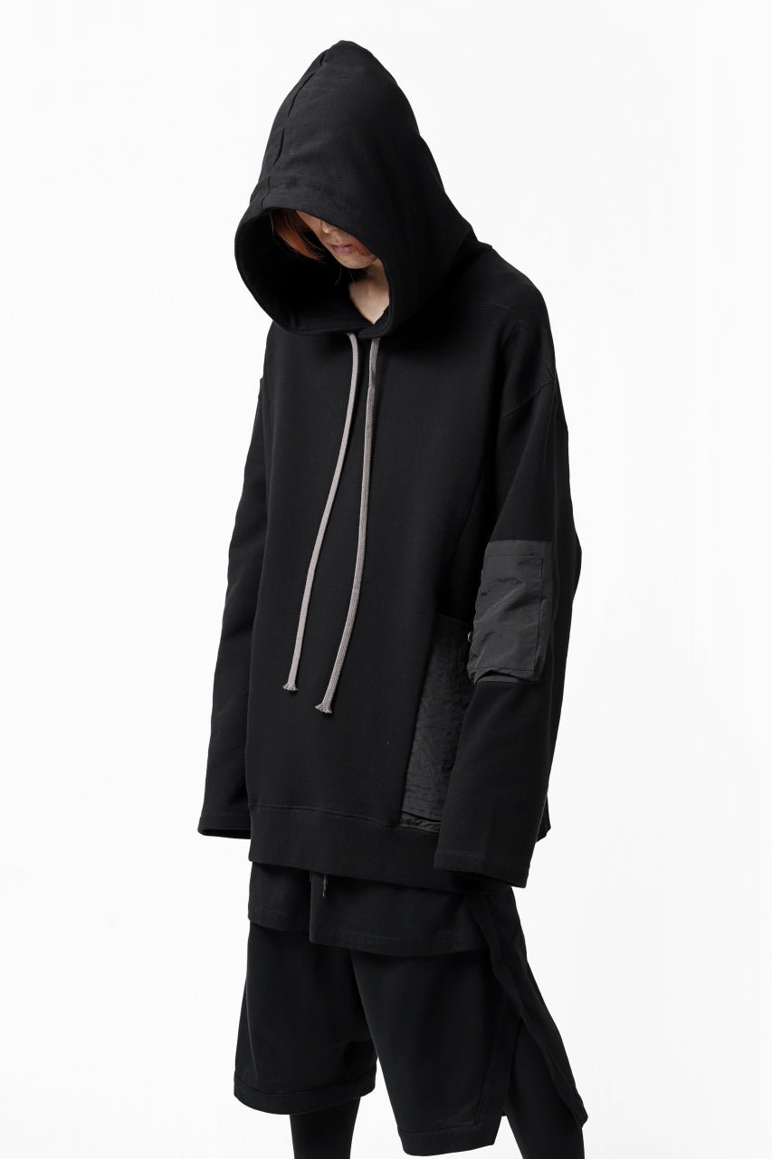 A.F ARTEFACT "TACTIC" SWEATER COMBINATION HOODIE (BLACK)