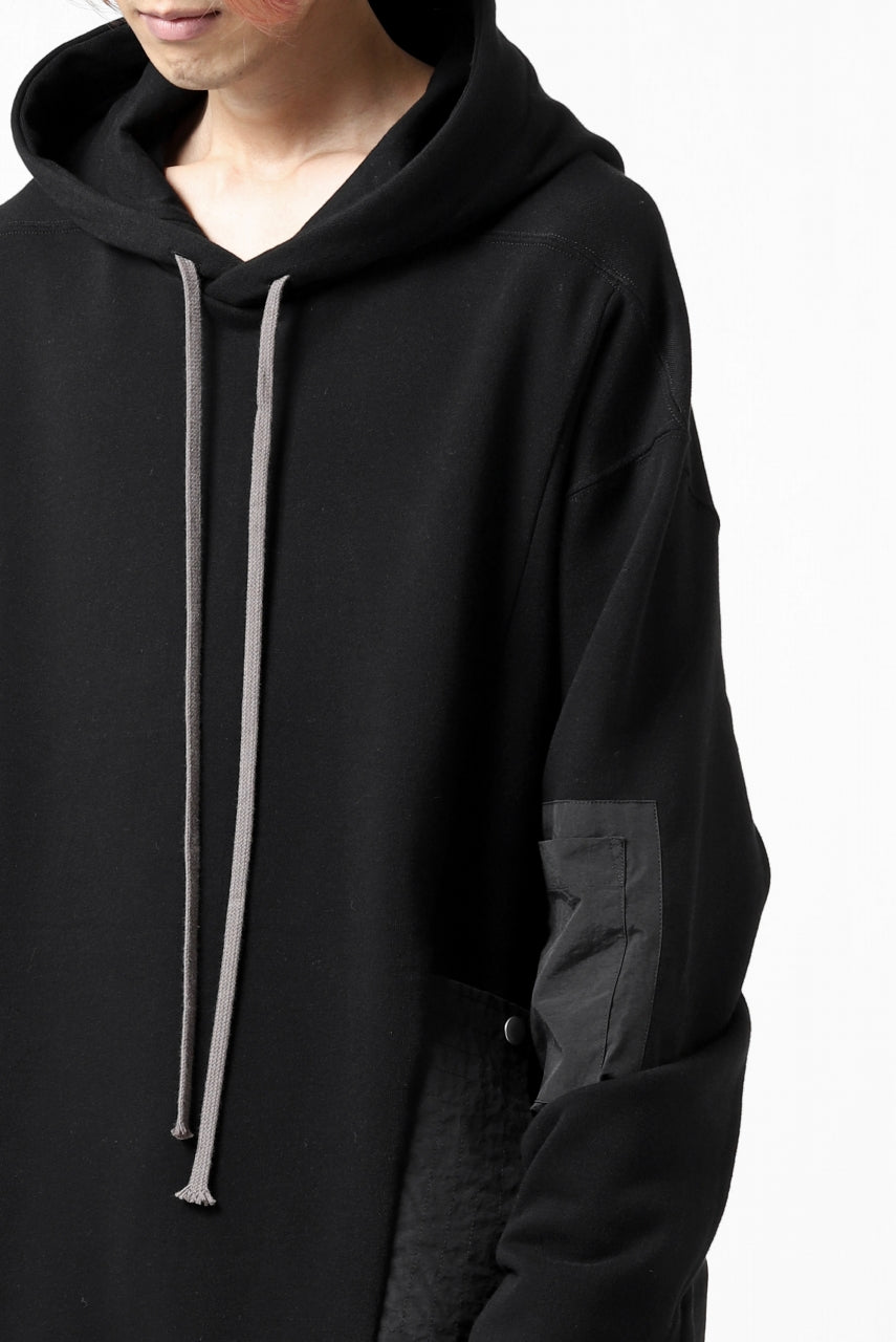 A.F ARTEFACT "TACTIC" SWEATER COMBINATION HOODIE (BLACK)