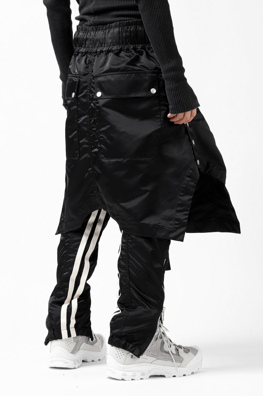 A.F ARTEFACT "Trunk-Show" COVERT LAYERED PANTS / LUXURY NYLON (BLACK)