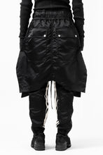 画像をギャラリービューアに読み込む, A.F ARTEFACT &quot;COVERT&quot; LAYERED PANTS / LUXURY NYLON (BLACK)