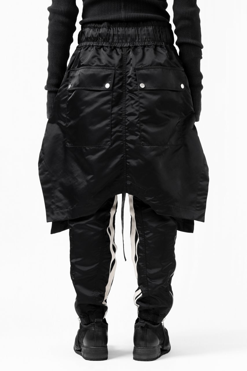 A.F ARTEFACT "Trunk-Show" COVERT LAYERED PANTS / LUXURY NYLON (BLACK)