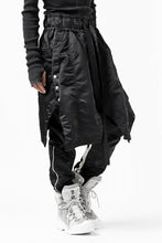 画像をギャラリービューアに読み込む, A.F ARTEFACT &quot;Trunk-Show&quot; COVERT LAYERED PANTS / LUXURY NYLON (BLACK)