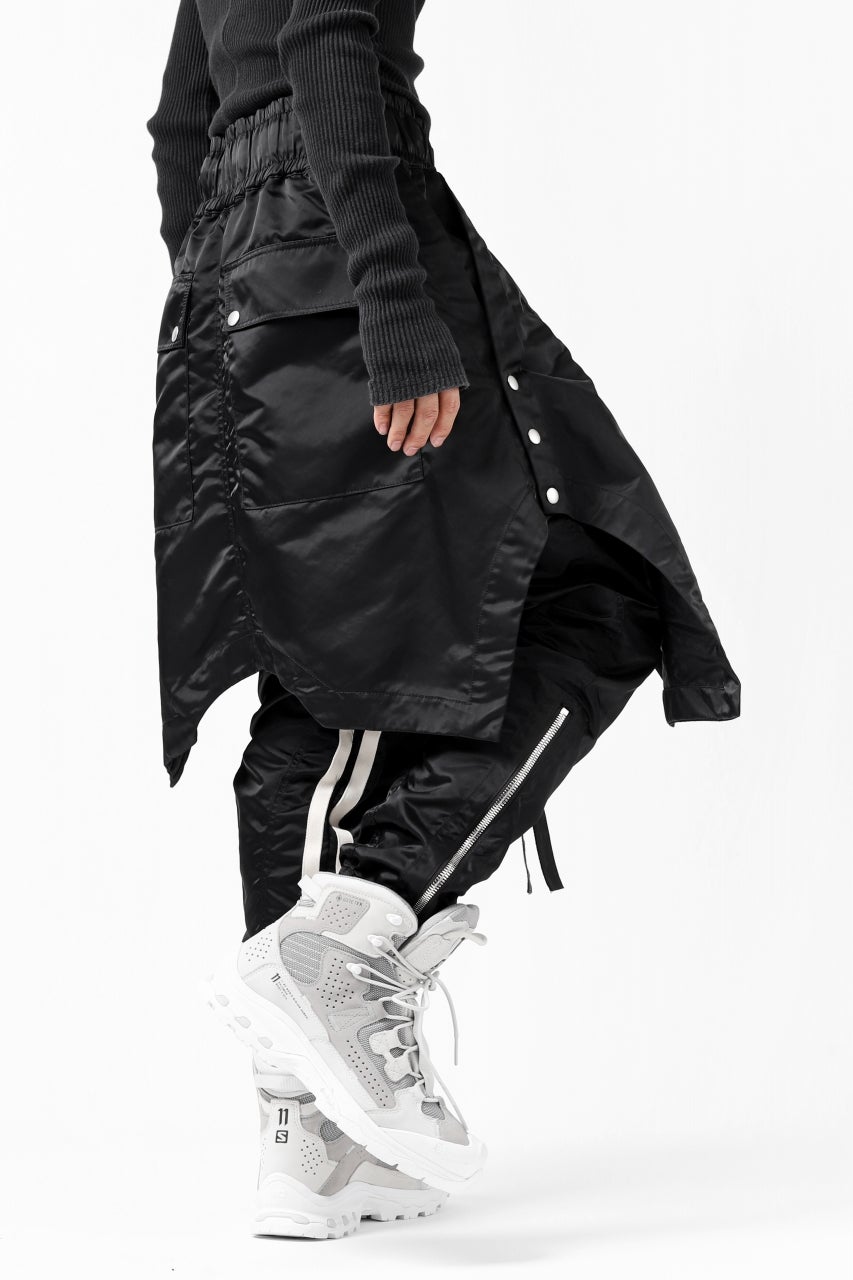 A.F ARTEFACT "Trunk-Show" COVERT LAYERED PANTS / LUXURY NYLON (BLACK)