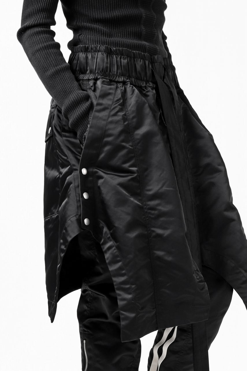 A.F ARTEFACT "Trunk-Show" COVERT LAYERED PANTS / LUXURY NYLON (BLACK)