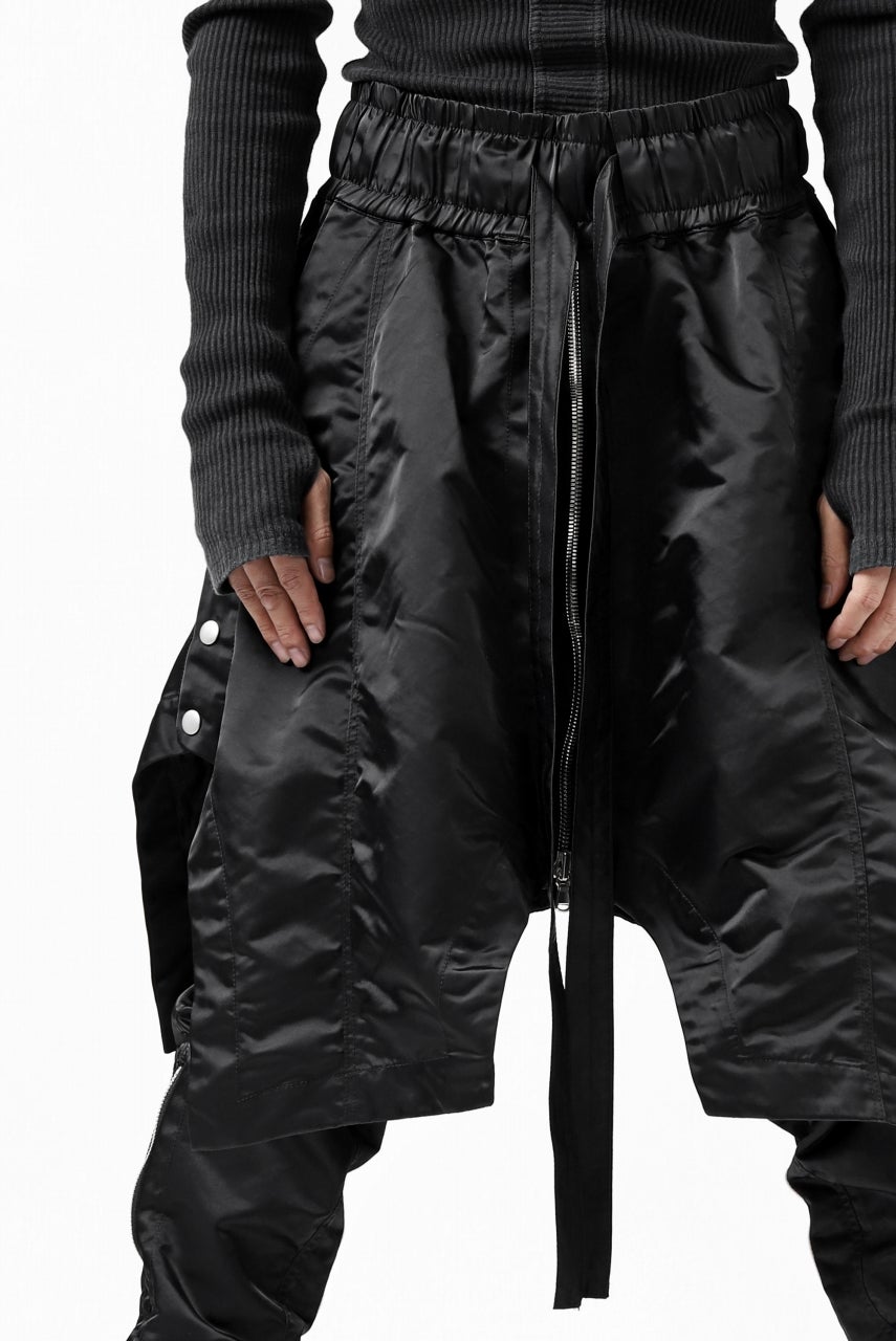 A.F ARTEFACT "Trunk-Show" COVERT LAYERED PANTS / LUXURY NYLON (BLACK)