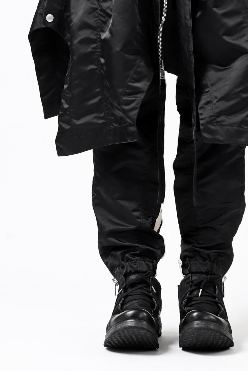 A.F ARTEFACT "Trunk-Show" COVERT LAYERED PANTS / LUXURY NYLON (BLACK)