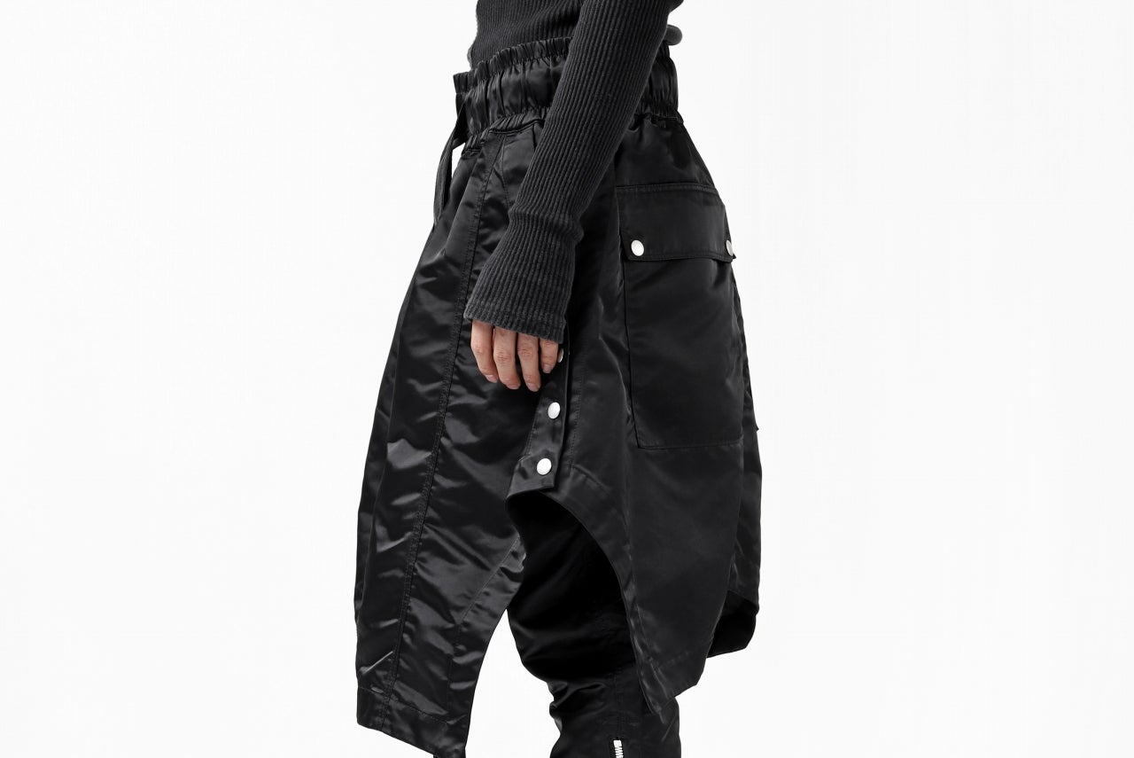 A.F ARTEFACT "Trunk-Show" COVERT LAYERED PANTS / LUXURY NYLON (BLACK)