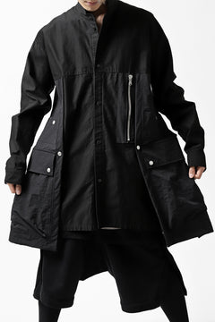 画像をギャラリービューアに読み込む, A.F ARTEFACT &quot;TACTIC&quot; COMBINED SHIRT COAT (BLACK)