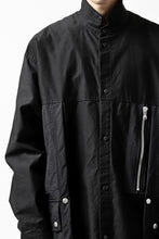 画像をギャラリービューアに読み込む, A.F ARTEFACT &quot;TACTIC&quot; COMBINED SHIRT COAT (BLACK)