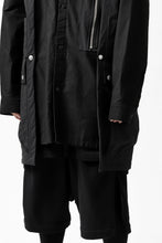 画像をギャラリービューアに読み込む, A.F ARTEFACT &quot;TACTIC&quot; COMBINED SHIRT COAT (BLACK)