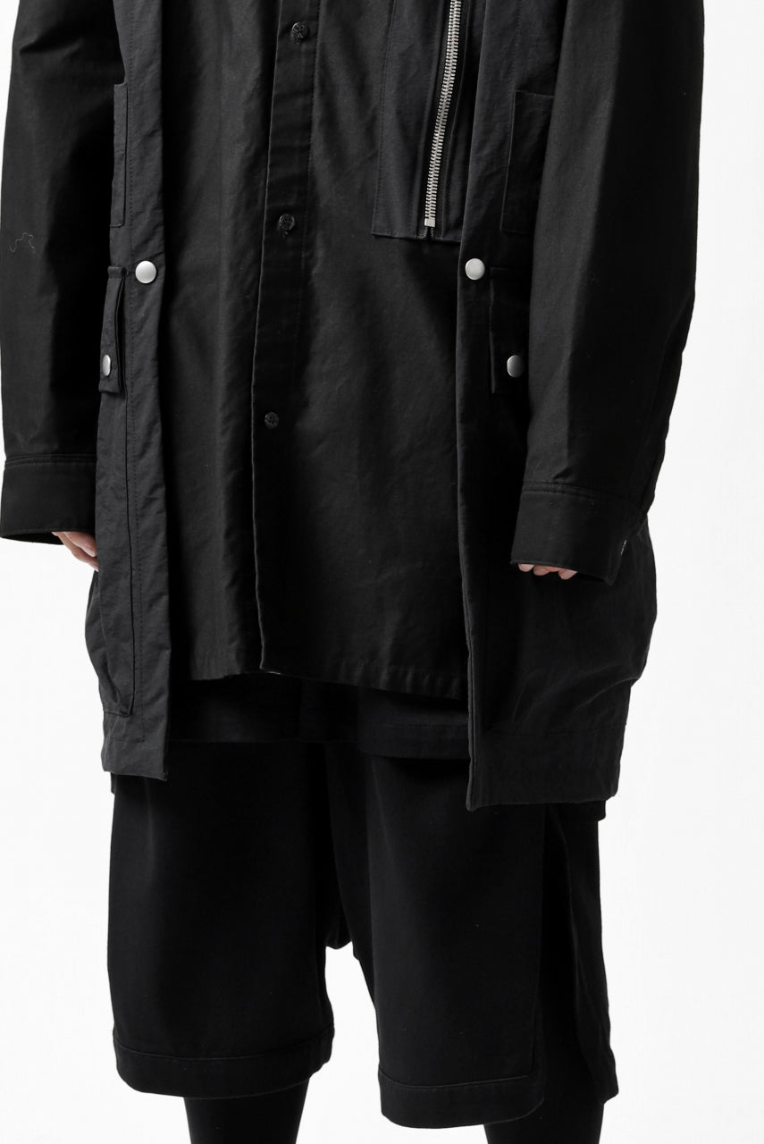 A.F ARTEFACT "TACTIC" COMBINED SHIRT COAT (BLACK)