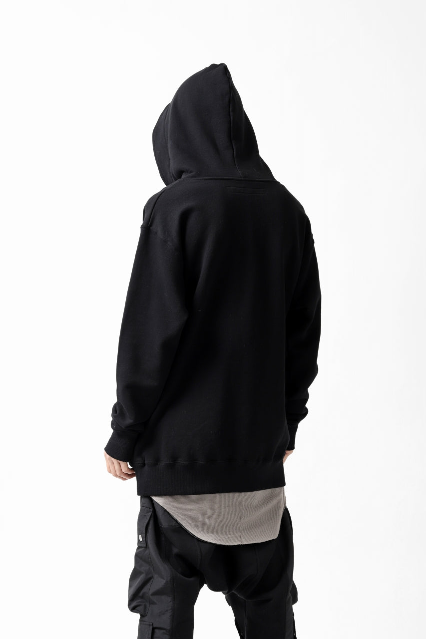 A.F ARTEFACT "CHEST" SWEATER HOODIE (BLACK)