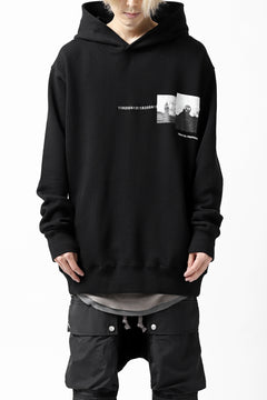 画像をギャラリービューアに読み込む, A.F ARTEFACT &quot;CHEST&quot; SWEATER HOODIE (BLACK)