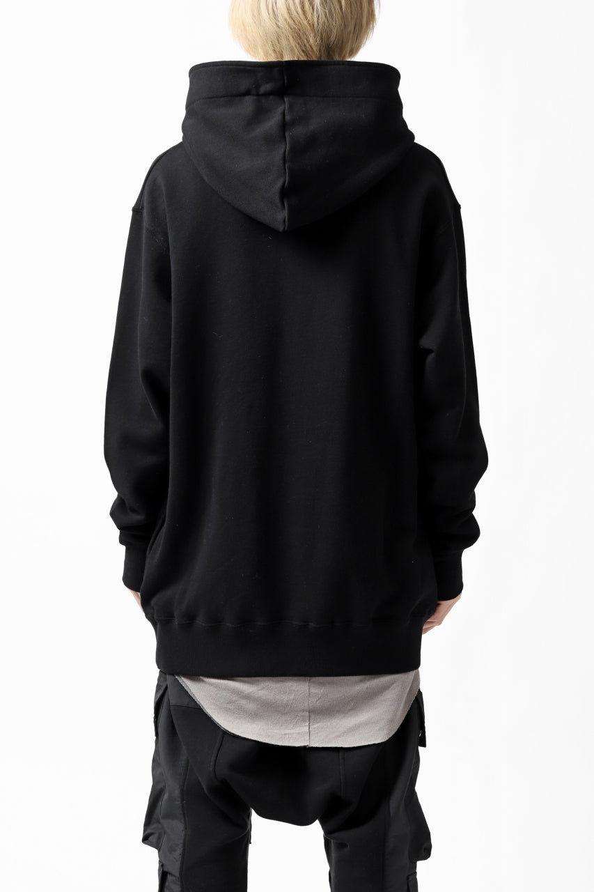 画像をギャラリービューアに読み込む, A.F ARTEFACT &quot;CHEST&quot; SWEATER HOODIE (BLACK)