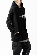 画像をギャラリービューアに読み込む, A.F ARTEFACT &quot;CHEST&quot; SWEATER HOODIE (BLACK)