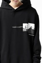 画像をギャラリービューアに読み込む, A.F ARTEFACT &quot;CHEST&quot; SWEATER HOODIE (BLACK)